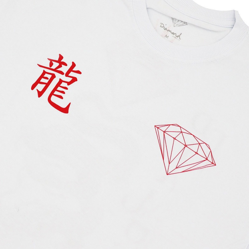 Camiseta Diamond Dragon Branco