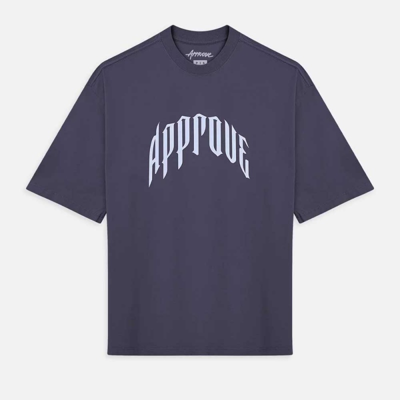 Camiseta Approve Beyond Lines Oversized Cinza