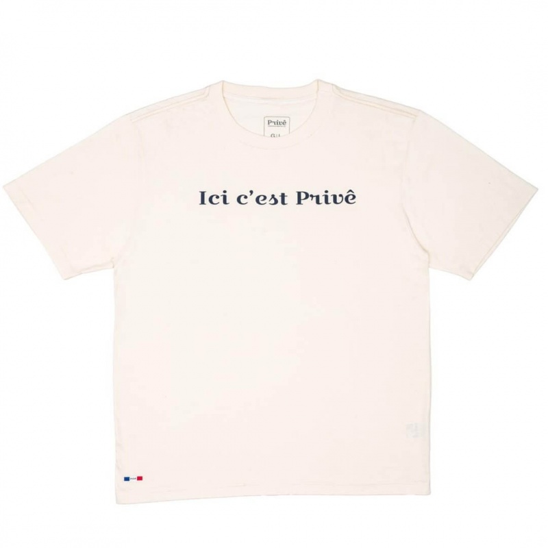 Camiseta Prive Paris Large Bege