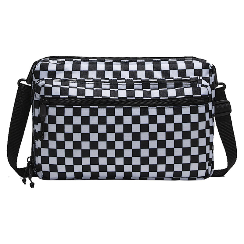 Bolsa Vans Bail Convertible Checkerboard Preto