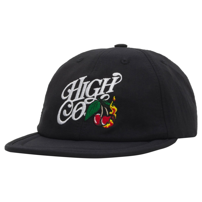 Bon High Cherry 6 Panel Preto