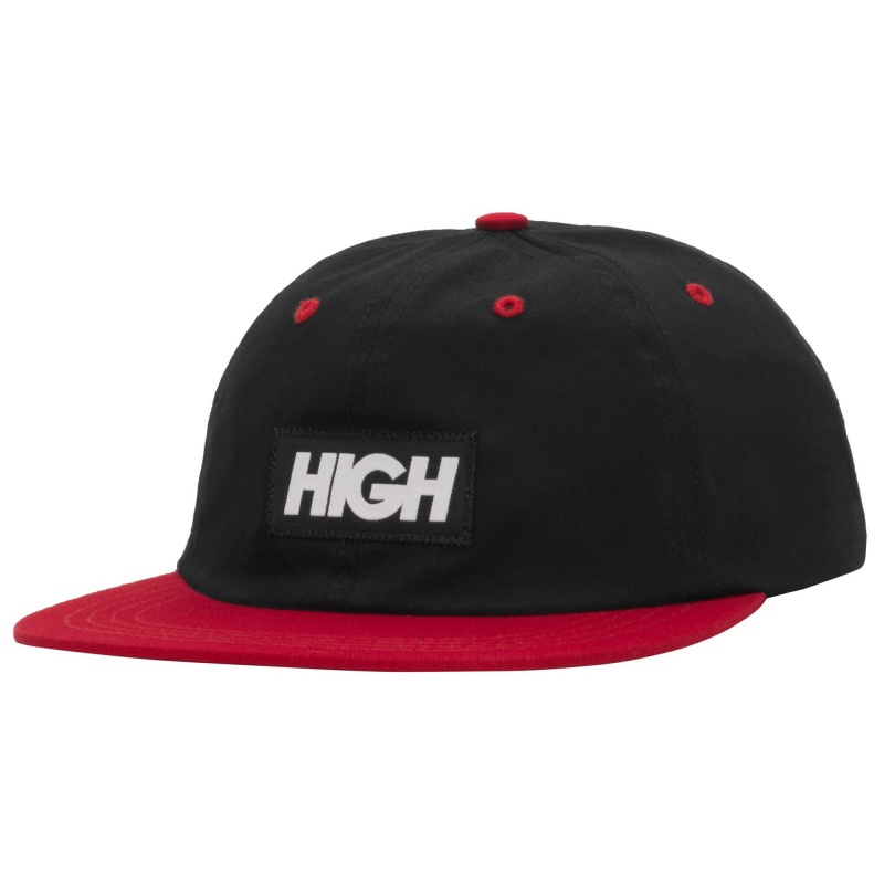 Boné High Logo 6 Panel Preto - Loja HIP