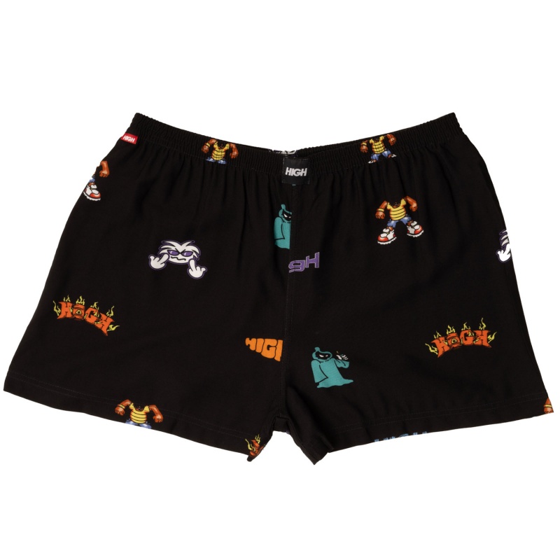 Cueca High Doodles Preto