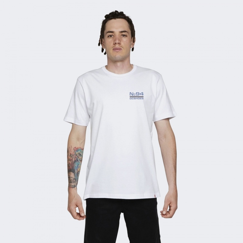 Camiseta Dc Shoes No 94 Worker Compass Branco