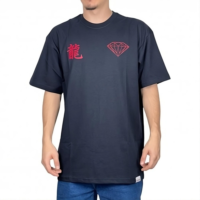 Camiseta Diamond Dragon Preto