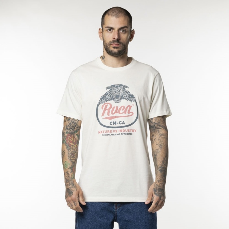 Camiseta RVCA Pantero Bege