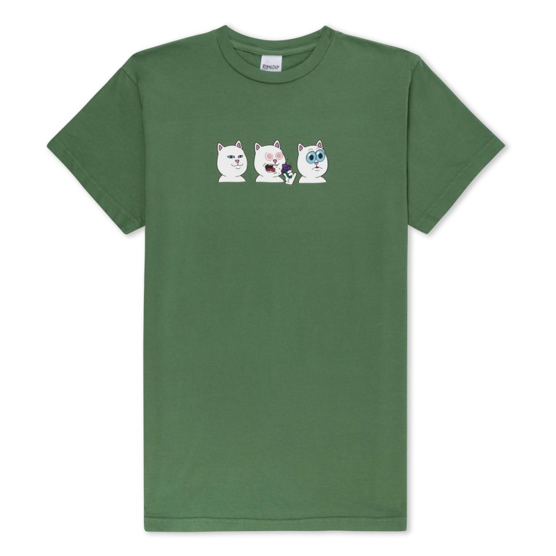 Camiseta Ripndip Shroom Diet Verde