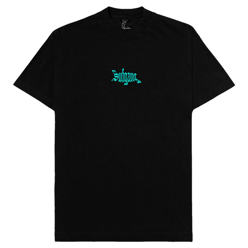 Camiseta Sufgang Basic Logo Verde Preto