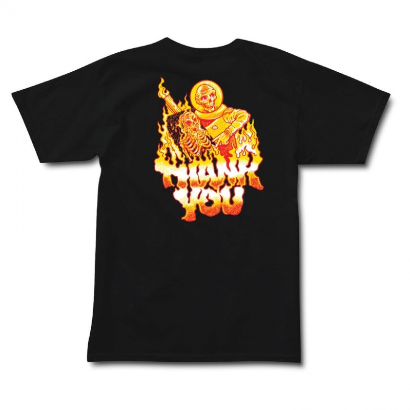 Camiseta Thank You Burn Meeting Preto