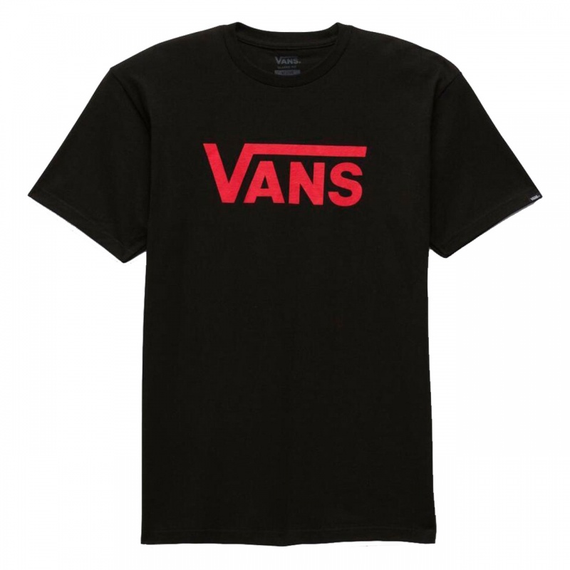 Camiseta Vans Classic Racing Red Preto