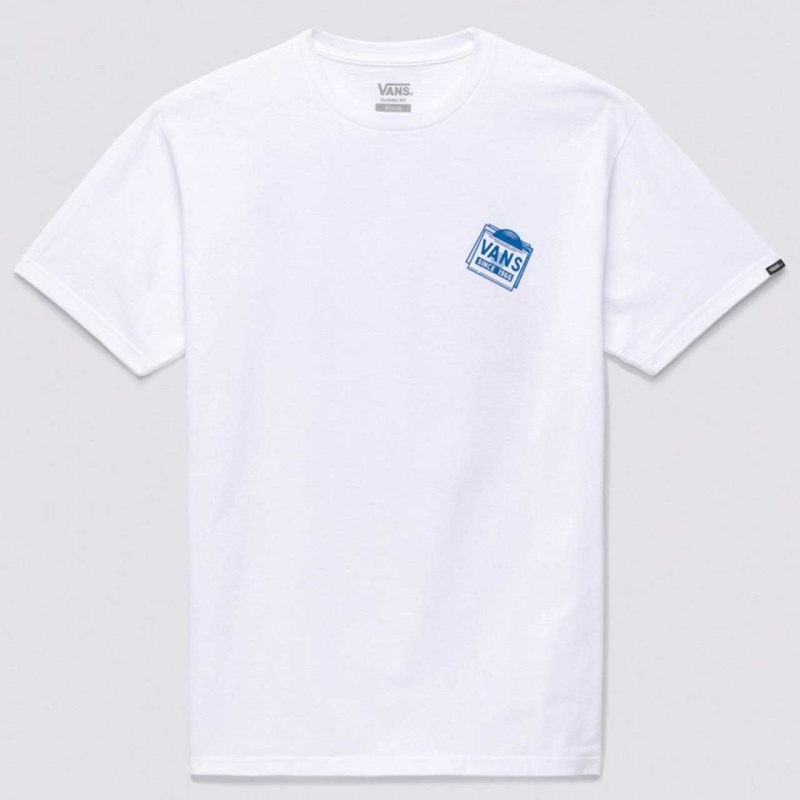 Camiseta Vans Record Lab Branco