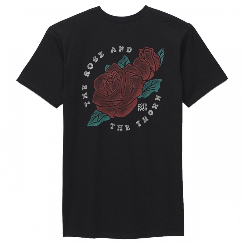 Camiseta Vans Rosethorn Preto