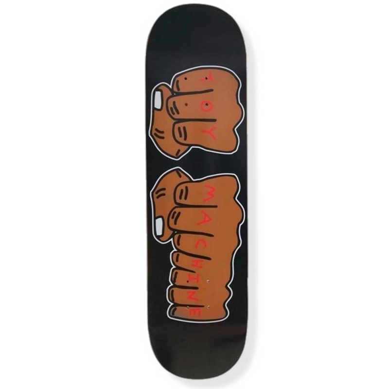 SHAPE TOY MACHINE 8.25 FISTS DECK PRETO