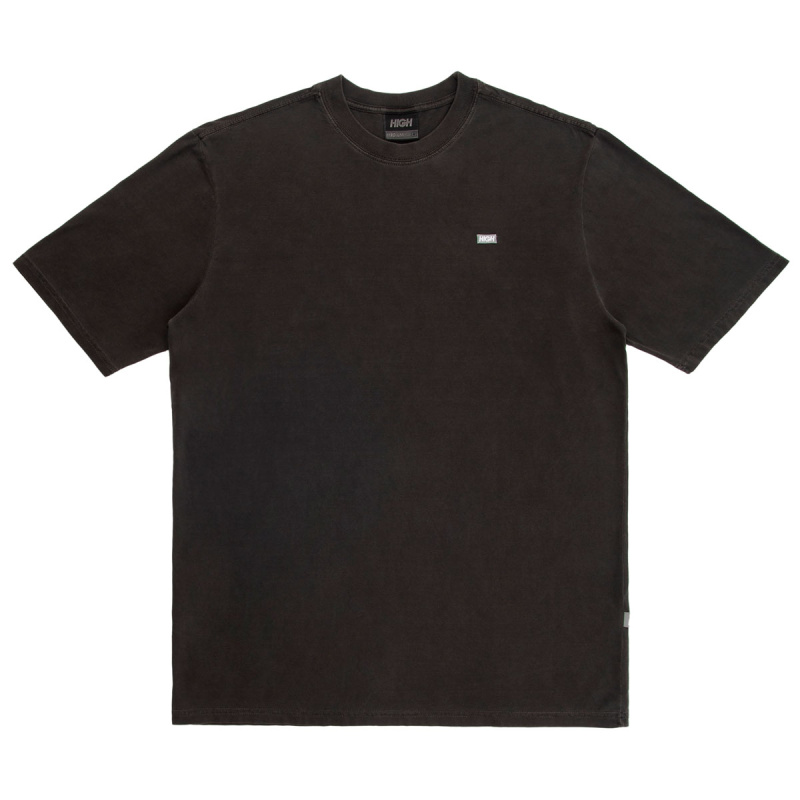 Camiseta High Logo Line Washed Preto