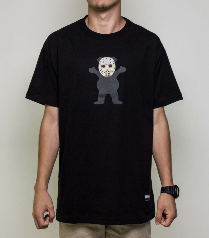 Camiseta Grizzly Chris Joslin Og Bear Preta