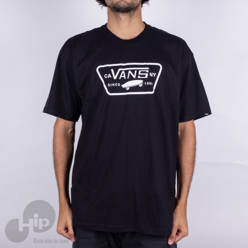 Camiseta Vans Full Patch Preta