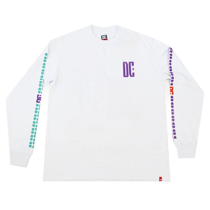 Camiseta Manga Longa Dc Shoes Sportster Branco