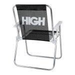 Cadeira High Beach Chair Logo Preto