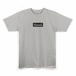 Camiseta Diamond Box Logo Cinza