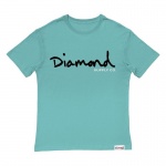 Camiseta Diamond Og Script Azul Claro