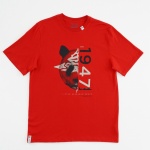 Camiseta Lrg Half Panda Vermelho