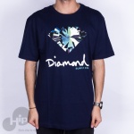 Camiseta Diamond Simplicity Sign Azul