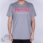 Camiseta Thrasher Outlined Cinza Claro