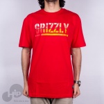 Camiseta Grizzly Brew Vermelha