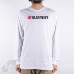 Camiseta Manga Longa Element Blazin Branca