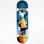 Skate Montado Primitive x Dragon Ball Z Vegeta Tiago Lemos Azul